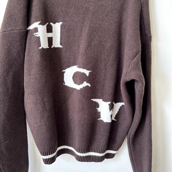Heaven Can Wait Sweater Size L Pullover Grim Reaper Goth Skater Double-Sided - Picture 5 of 6